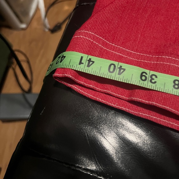 Mac & Jac Red Jean Jacket - Picture 5 of 7